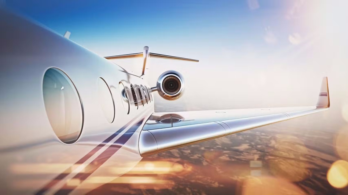 Image illustrant un jet privé que l'on peut louer pour tout type de déplacement personnel ou professionnel - Prix et procédure d'un vol en jet privé